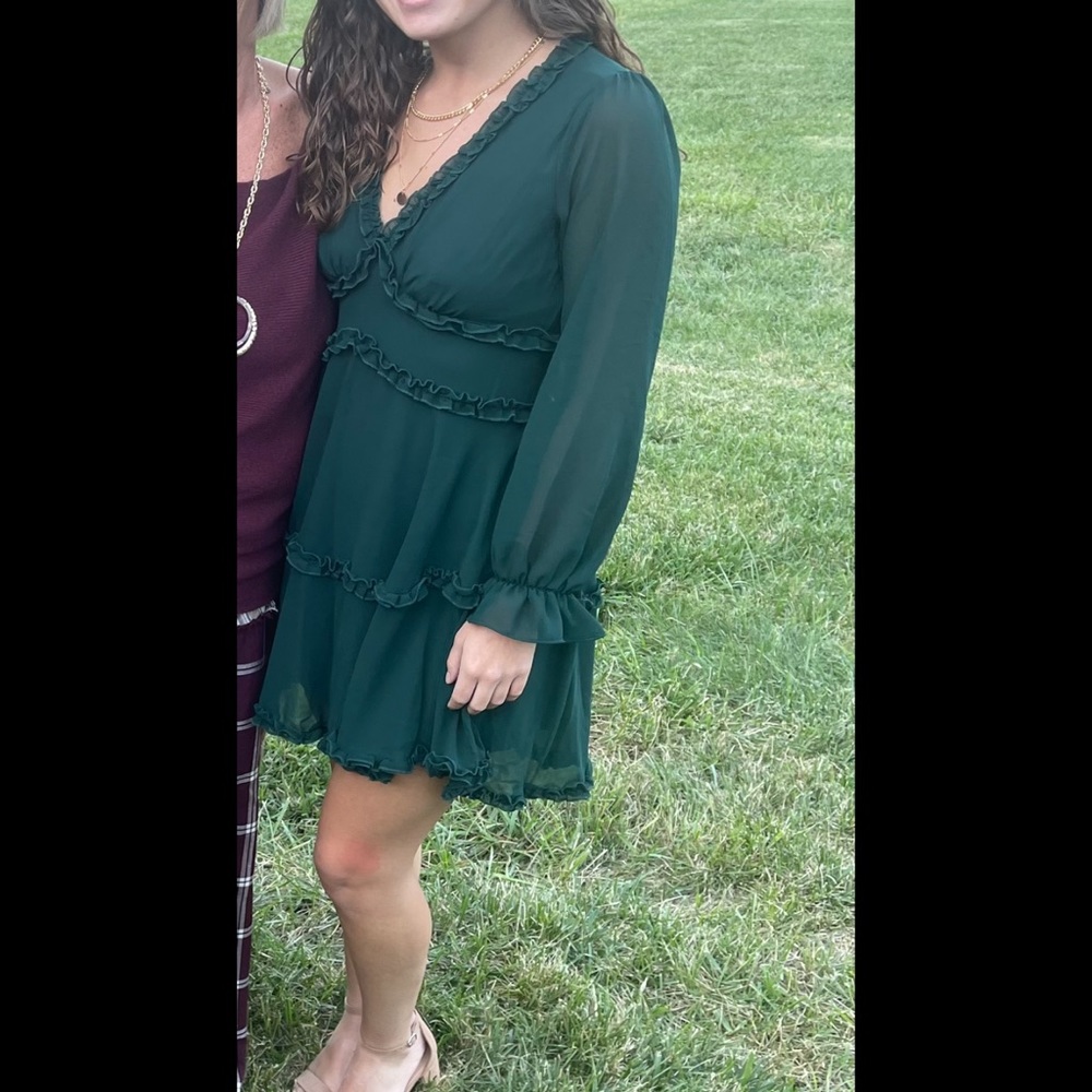 B. Darlin Green Long Sleeve Dress